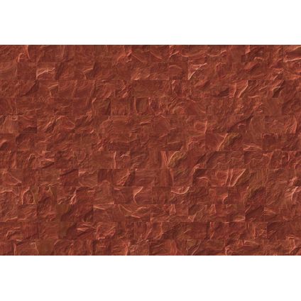 Komar fotobehang Red Slate Tiles 400x250cm