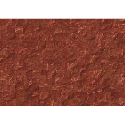 Photo murale Komar Red Slate Tiles 400x250cm