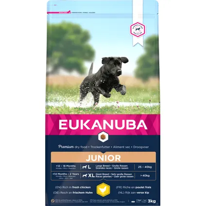 Eukanuba dog junior large 3kg 2