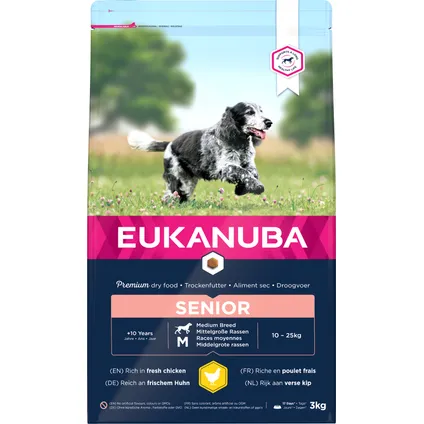 Eukanuba dog senior medium 3kg 2