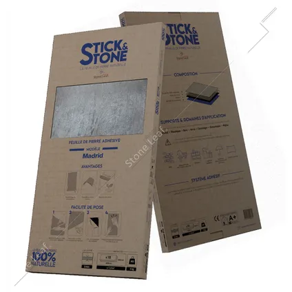 StoneLeaf wandpaneel Stick&Stone Madrid 30x60cm 4