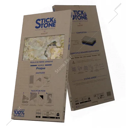 StoneLeaf wandpaneel Stick&Stone Prague 30x60cm 4