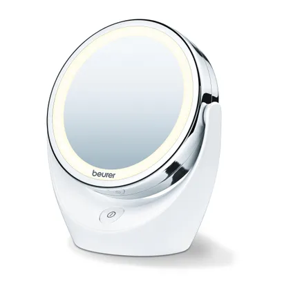 Miroir cosmétique éclairé Beurer BS49 Ø11cm chrome