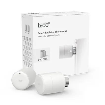 Tado slimme radiator thermostaat Duo Pack wit 3