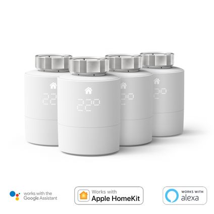 Tado slimme radiator thermostaat 4-Pack wit