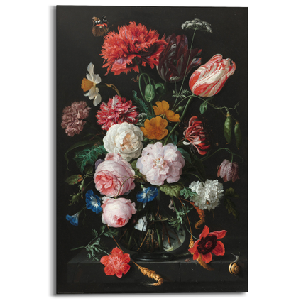 Tableau Deco Panel Nature Morte avec fleurs 60x90cm