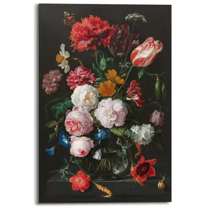 Schilderij Deco Panel Stilleven met bloemen 60x90cm 6