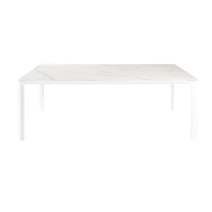 Table de jardin Central Park Ciotat céramique verre/aluminium 205x100x75cm 2