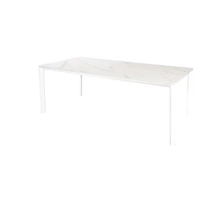 Table de jardin Central Park Ciotat céramique verre/aluminium 205x100x75cm 4