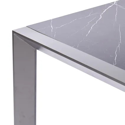 Table de jardin Central Park Banyuls aluminium/céramique 134x240cm 3