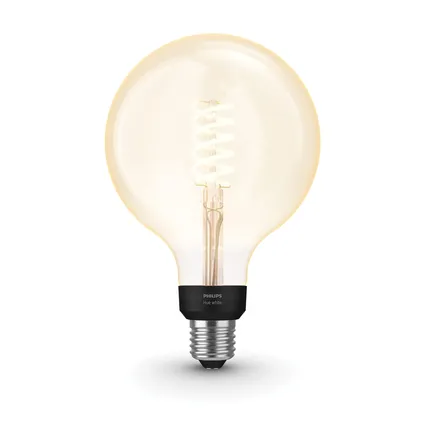 Ampoule LED à filament Philips Hue globe G125 LED blanc chaud E27 2