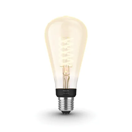 Ampoule LED à incandescence Philips Hue edison ST72 blanc chaud E27 7W 3