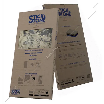 StoneLeaf wandpaneel Stick&Stone Moskou 30x60cm 5