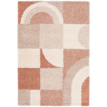 Vloerkleed Gitte retro oranje 160x230cm