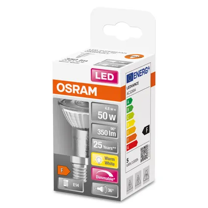 Osram ledreflectorlamp Superstar PAR16 dimbaar warm wit E14 4,8W 4