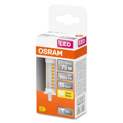 Osram ledlamp Line warm wit R7s 8,2W 5