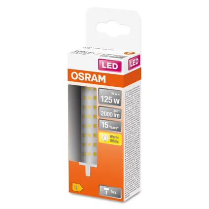 Osram ledlamp Line warm wit R7s 16W 4