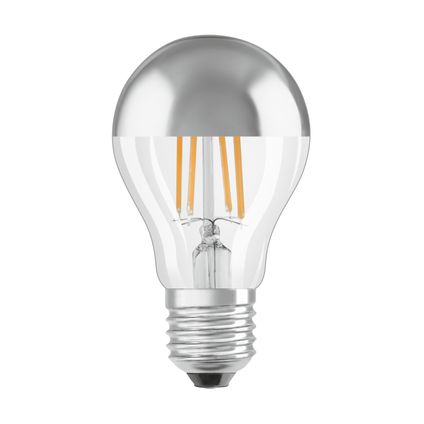 Ampoule LED Retrofit Classic A Mirror blanc chaud E27 4W