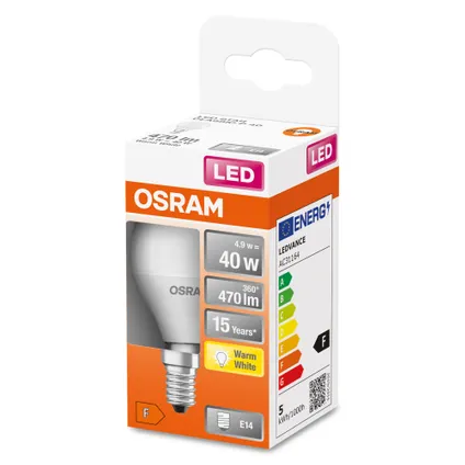 Osram ledlamp Star Classic P warm wit E14 4,9W 2