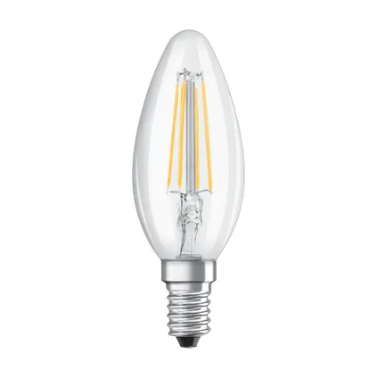 Ampoule LED filament Osram Retrofit Classic B blanc chaud E14 5,5W