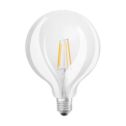 Osram ledlamp Superstar Classic Globe Glowdim warm tot extra warm wit E27 6,5W