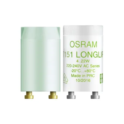 Starter Osram 151 Longlife SERIE pour  230V AC 2pcs.