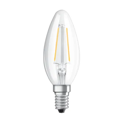 Ampoule LED Osram Retrofit Classic B E14 2,5W blanc chaud 2pcs. 2