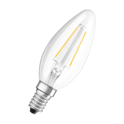 Osram ledlamp Retrofit Classic B E14 2,5W warm wit 2st. 3