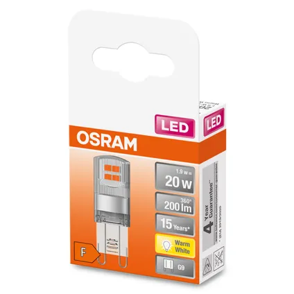 Osram ledlamp Pin warm wit G9 1,9W 4