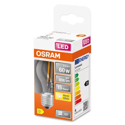 Ampoule LED Osram Retrofit Classic P blanc chaud E27 5,5W 4