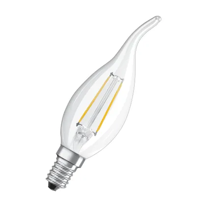 Ampoule LED Osram Retrofit Classic BA blanc chaud E14 2,5W 2