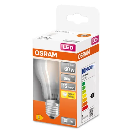 Osram ledlamp Retrofit Classic A warm wit E27 6,5W 4