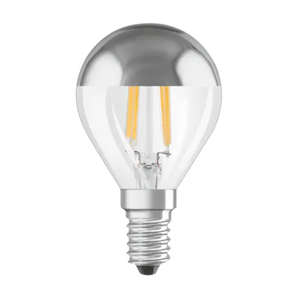 Ampoule LED Osram Retrofit Classic P Mirror blanc chaud E14 4W