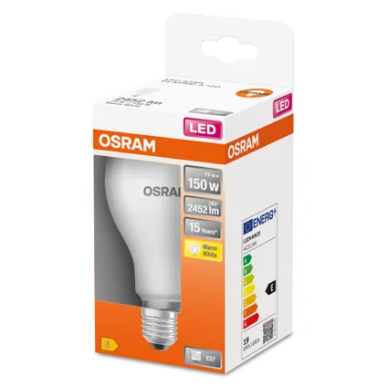 Osram ledlamp Star Classic A warm wit E27 19W 4