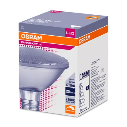 Osram ledreflectorlamp Parathom PAR30 dimbaar warm wit E27 10W 3