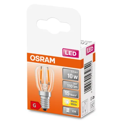 Osram ledlamp Special T26 warm wit E14 2,2W 2