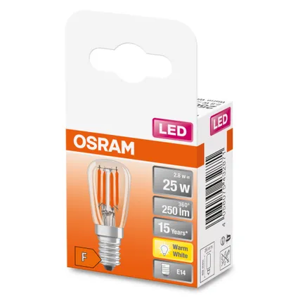 Osram ledlamp Special T26 warm wit E14 2W 2