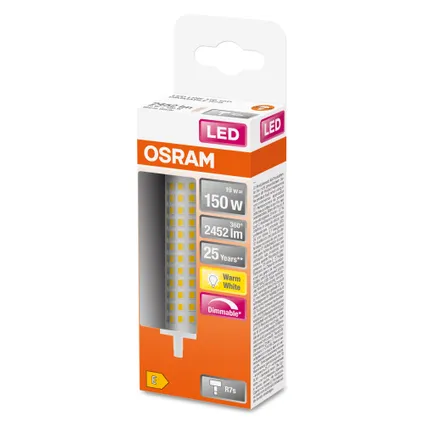 Osram ledlamp Line dimbaar warm wit R7s 17,5W 2