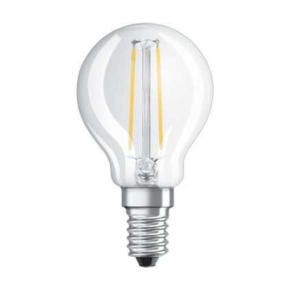 Ampoule LED filament Osram Retrofit Classic P blanc chaud E14 2,5W