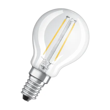 Ampoule LED filament Osram Retrofit Classic P blanc chaud E14 2,5W 2