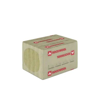 Rockwool Isolatieplaat Plus - Steenwol - RD-waarde 2m² K/W - 70mm - 100x60cm - 3,6m² - 6 stuks 4