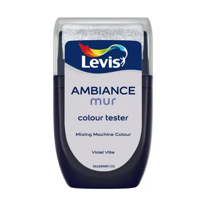Levis Ambiance muurverf tester vibe paars mat 30ml 2
