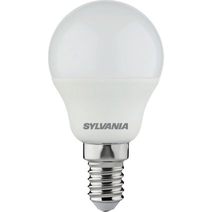 Lampe LED Sylvania boule E14 8W blanc froid