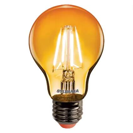 Sylvania ledfilamentlamp Helios Chroma A60 oranje E27 4W