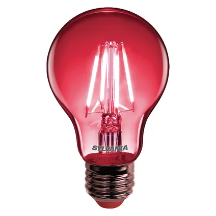 Sylvania ledfilamentlamp Helios Chroma A60 rood E27 4W 2