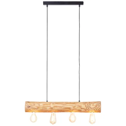 Brilliant hanglamp Trabo hout 4xE27 27W 6