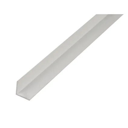 Profilé d'angle Alberts aluminium blanc 15x15x1mm 2,6m