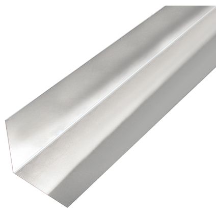 Alberts gladde plaat gefacetteerd L-vorm aluminium 50x50x0,5mm 2m