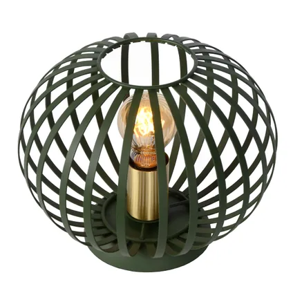 Lampe de table Manuela Lucide vert ⌀25,5cm E27 3