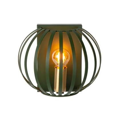 Lucide wandlamp Manuela groen E14